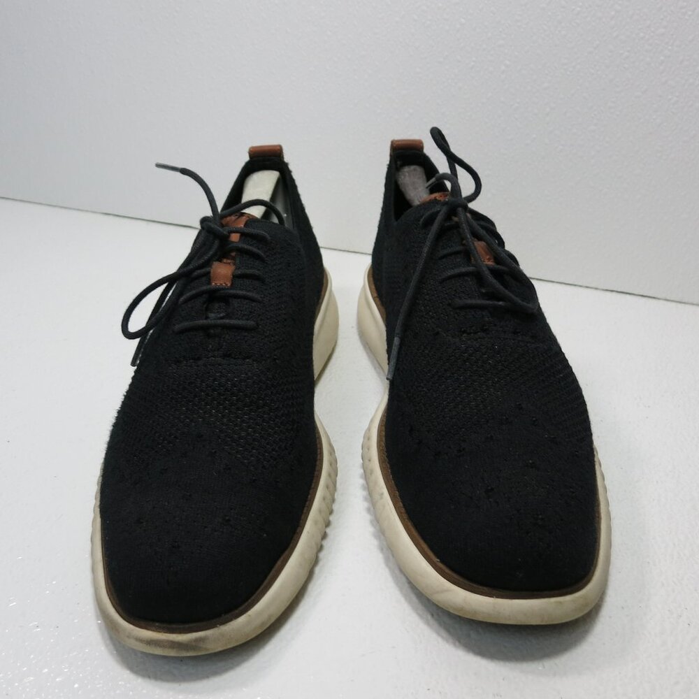 Cole Haan 2.ZERØ GRAND Laser Wingtip Oxfords Fabric Casual Footwear Sz 10.5 M - Picture 5 of 7